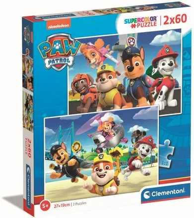 PAT' PATROUILLE - PUZZLE 2X60 PIECES