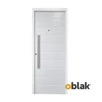 Puerta exterior acero Primma Plus 1731 blanca de 80 x 200 x 10 cm derecha
