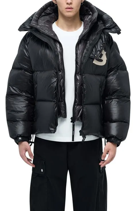 AlphaStyle Kudu Hooded Puffer Down Jacket