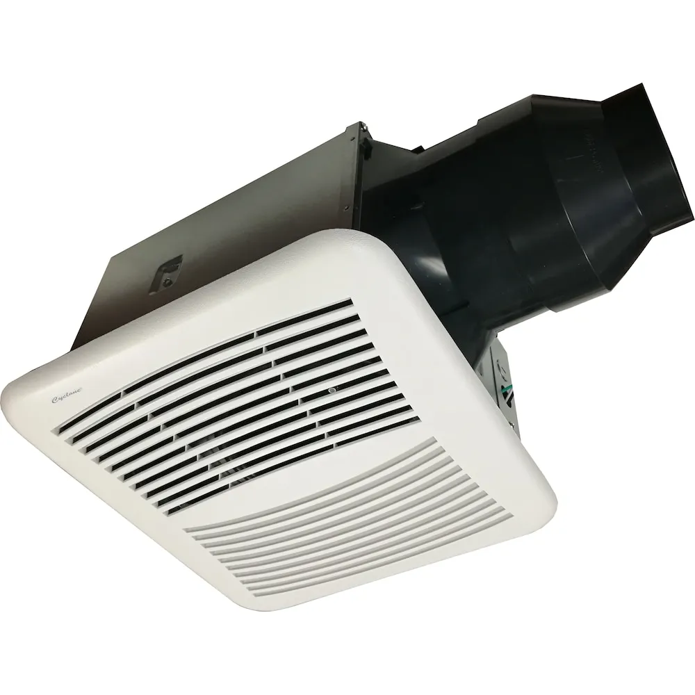 Cyclone Cyclone Cyclone HushTone 150CFM, Quiet Bathroom Fan, 0.5 sones, with Humidity Sensor, Energy Star Certified