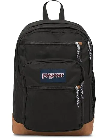 JanSport Cool Backpack, with 15-inch Laptop Sleeve - Large Computer Bag Rucksack with 2 Compartments, Ergonomic Straps, Black