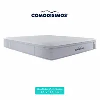 Colchón Sencillo Comodisimos Doble Sensación de Firmeza Suave Best Night Special 90x190x32