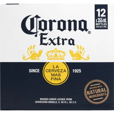 Corona Extra 355ml 12 Pack Bottles