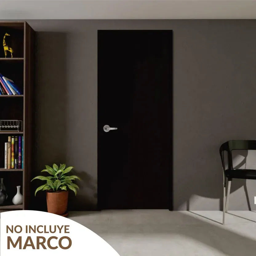 Puerta Wengue Clásico 90x200cm Interdoors