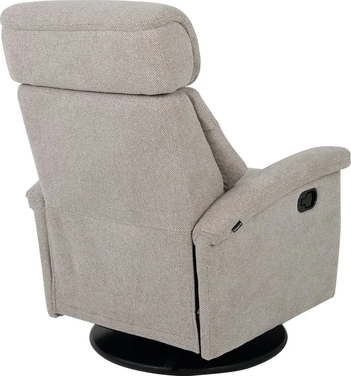 Hjellegjerde Roma recliner Manuell, stoff Maldino Light Brown