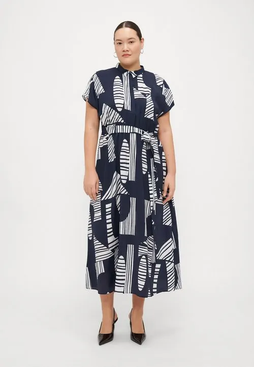 VMCJOSIE LONG TIE DRESS - Skjortekjole - navy
