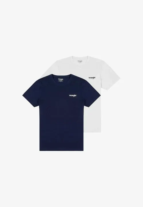 2PACK SIGN OFF TEE - T-shirts - real navy