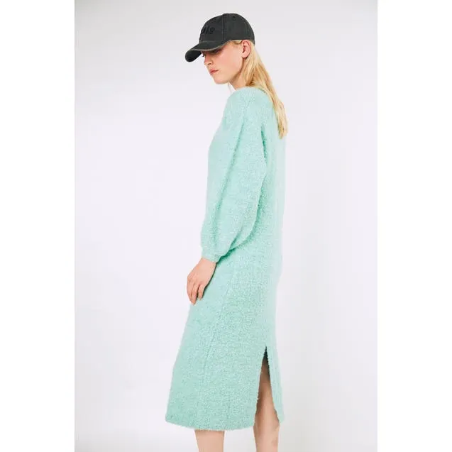 Jurk bouclé wol mix