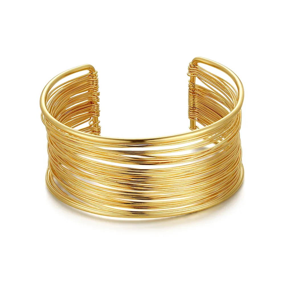 Armband in edelstaal, meerdere draden