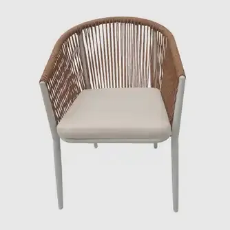 Outdoor Creations Villa Outdoor Chair Steel & Wicker