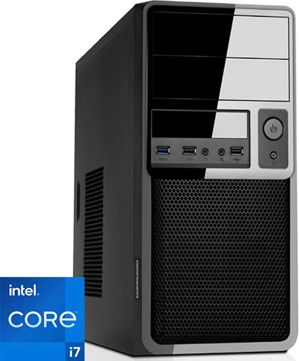 Intel Desktop PC met Core i7 - 32GB RAM - 960GB SSD - WiFi - Bluetooth - Windows 11 Pro (DT-373299)