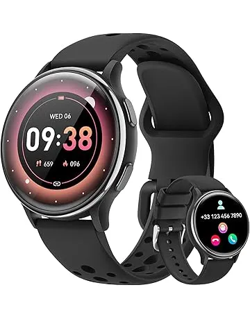 Smart Watch for Men Women: Bluetooth Calling Fitness Tracker with 1.27" Touchscreen, 24/7 Heart Rate/SpO2 Monitor, Sleep Tracker, 70+ Sports Modes, IP68 Waterproof Smartwatch for Android iOS Samsung