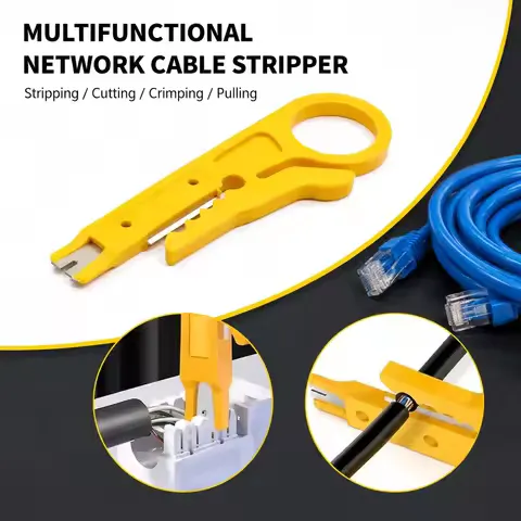 1PC Wire Stripper Knife Crimper Pliers Crimping Tool Cable Stripping Wire Cutter Multi Tools Cut Line Multifunctional Hand Tools