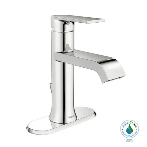 Genta Single Hole Single-Handle Bathroom Sink Faucet/Tap in Chrome