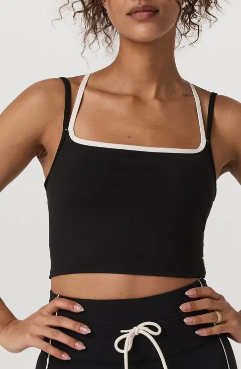 Vuori Daily Layered Crop Tank Top