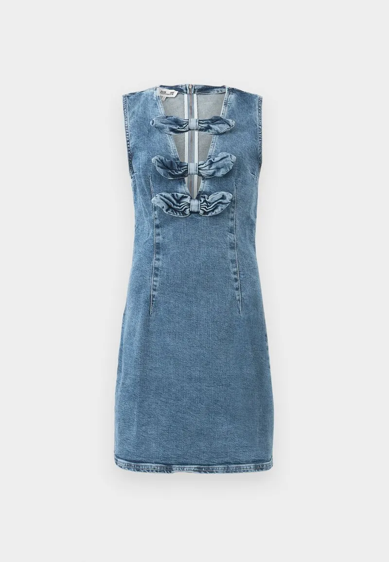 AJKI - Dongerikjole - light denim wash