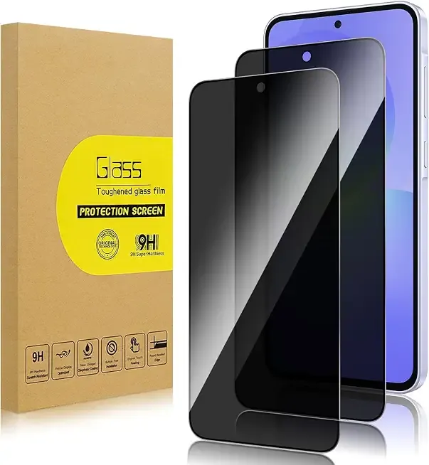2 Pack Privacy Screen Protector for Samsung Galaxy A36 5G