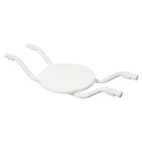 Asiento para bañera de acero inoxidable blanco
