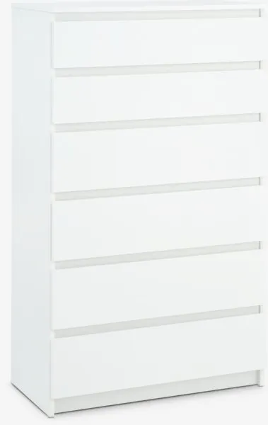 TANGE Cassettiera 6 cassetti TANGE bianco