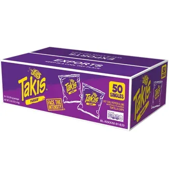Takis Rolled Tortilla Chips, Fuego, 1 oz, 50-count