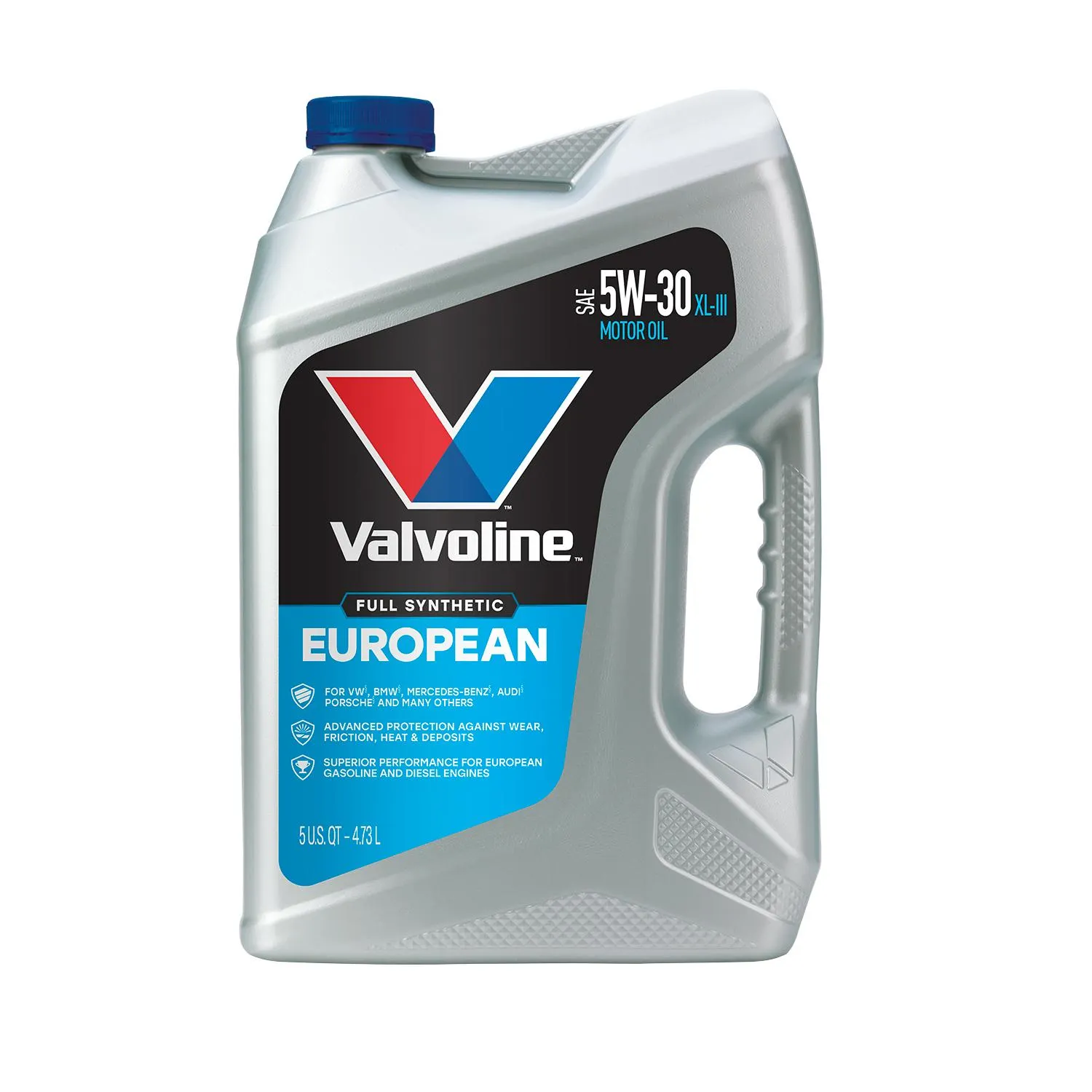 Valvoline European Vehicle Full Synthetic 5W-30 Motor Oil 5 Quart