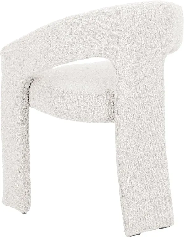 Ellie suppleringsstol stoff Ascot white