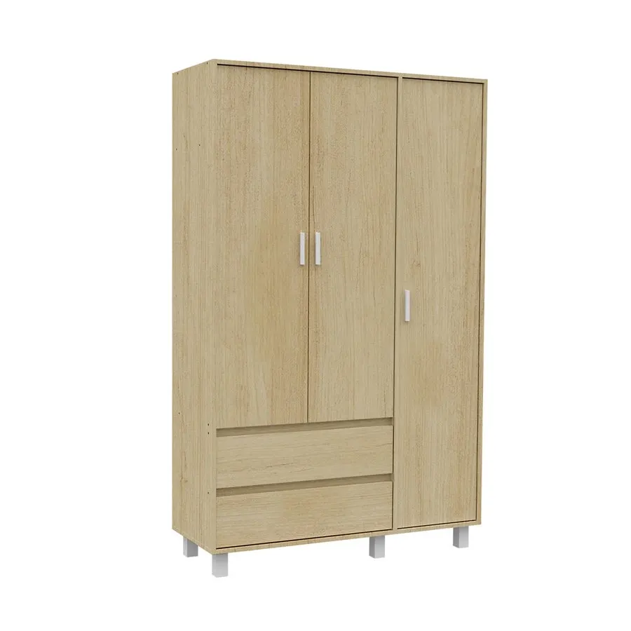 Placard Mosconi Geo 3 Puertas Bambú Neb Nat