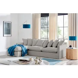 Brosa Palermo 3 Seater Modular Sofa with Left Chaise (Grey)