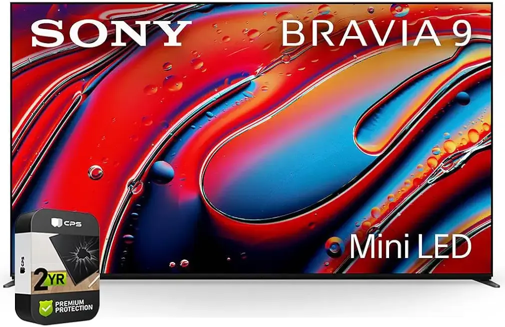 Sony K85XR90 BRAVIA 9 85 inch 4K HDR Smart QLED Mini-LED TV 2024 (Renewed) Bundle with 2 YR CPS Enhanced Protection Pack