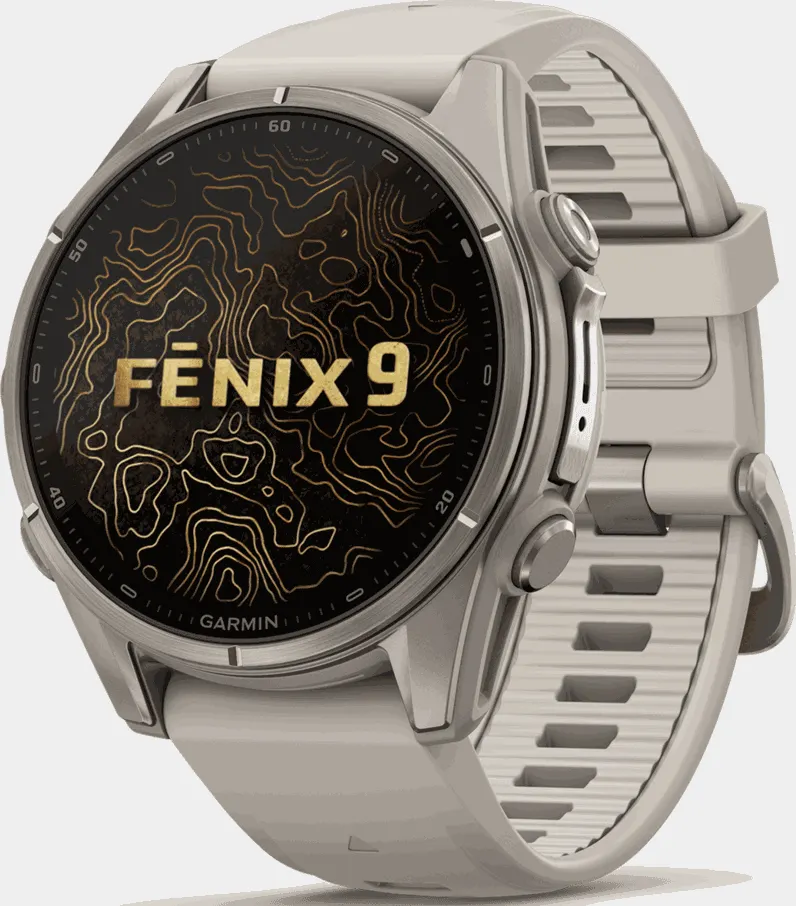 fenix 9 43mm, smartklokke - Grå