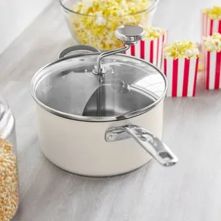 GreenPan 5.39 qt. Stainless Steel Popcorn Popper