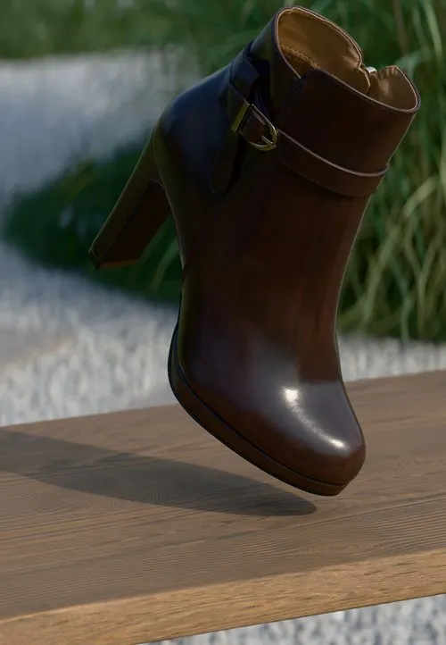 Støvletter - dark brown