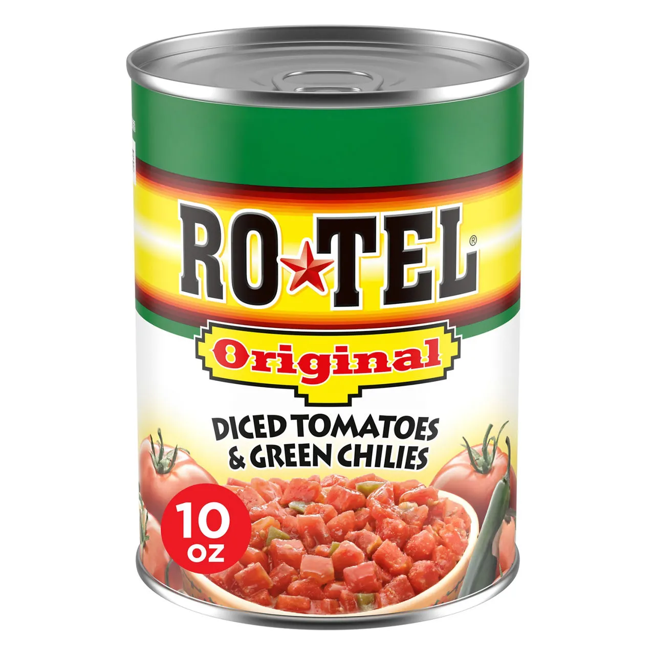 ROTEL Original Diced Tomatoes and Green Chilies, 10 oz.