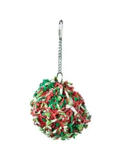 Petlala Christmas Shredder Ball Parakeets - Interactief - 10x10x22 cm