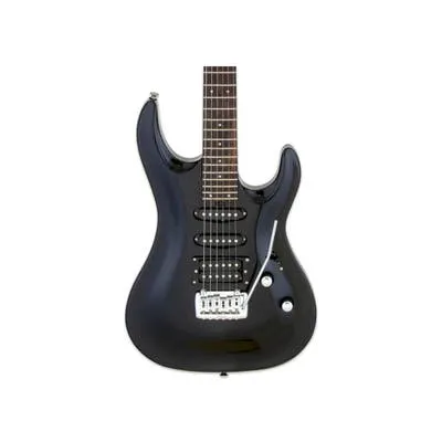 ARIA MAC STANDARD METALLIC BLACK SUPER ST-STYLE HSS ELECTRIC GUITAR