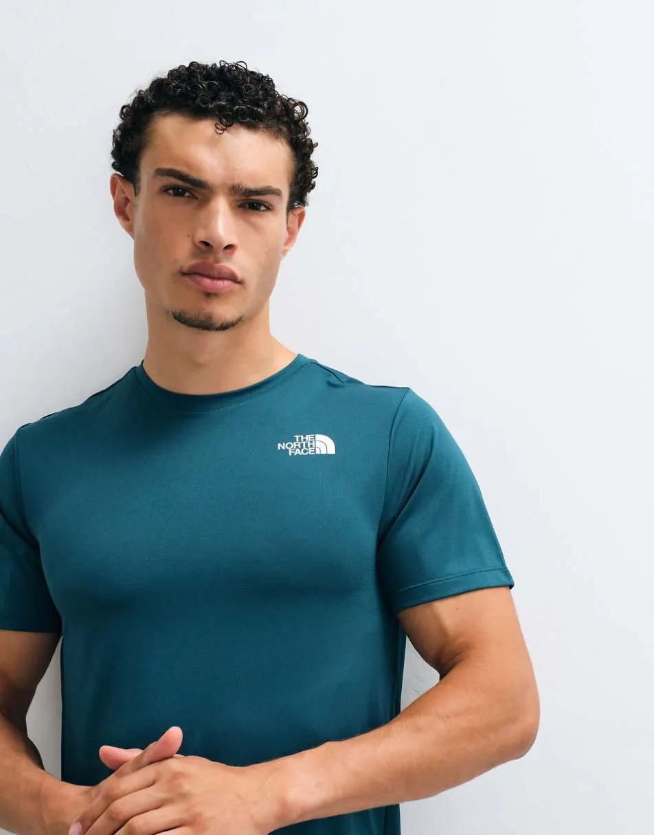 The North Face Training 24/7 logo t-shirt in green