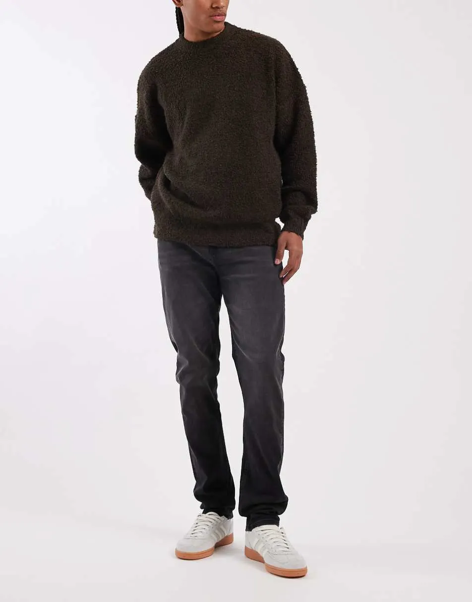 ASOS DESIGN skinny jeans in black wash