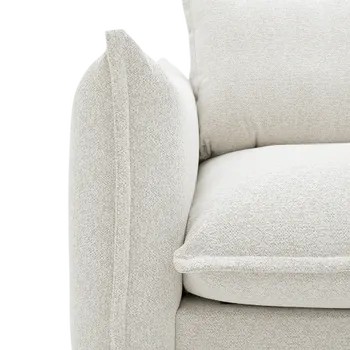 Hoeksalon TALITHA Ecru Longchair Rechts B339