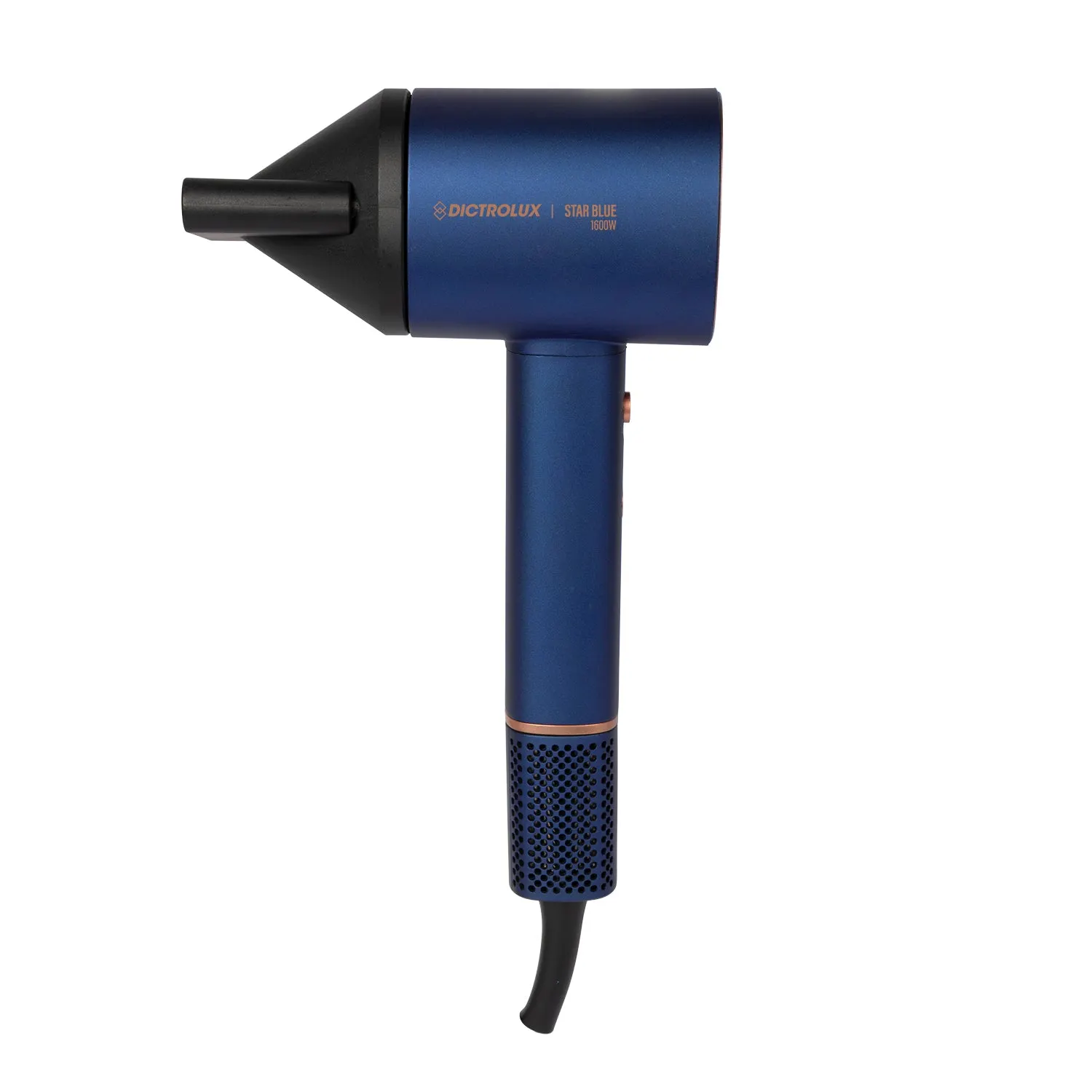 Phon Asciugacapelli Star Blue con Tecnologia Ionica 1600 Watt Linea Rose Gold