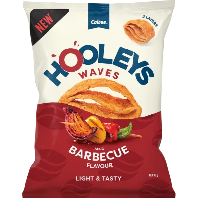Calbee Hooleys Waves 95g/Rings 90g