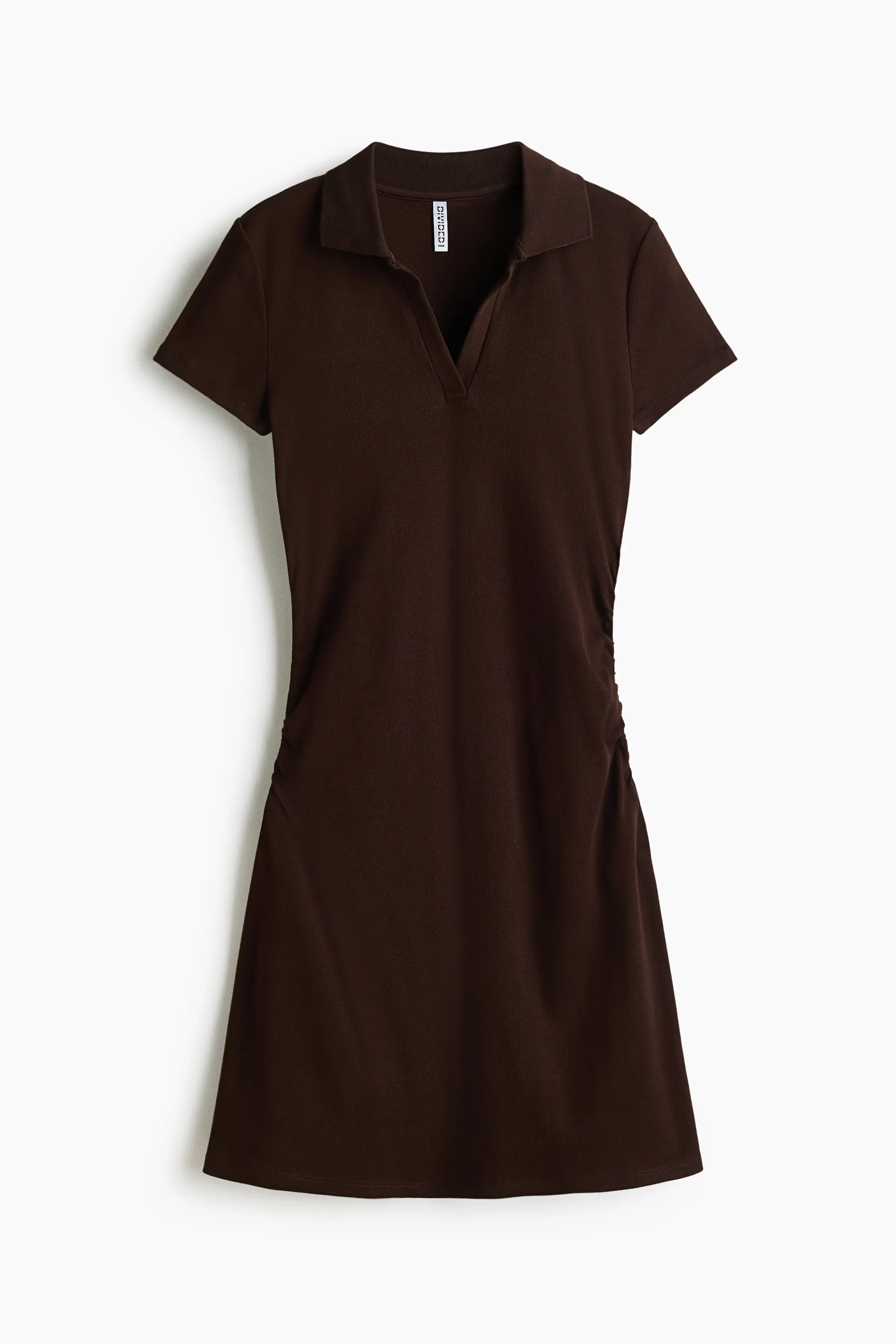 Vestido con cuello en tejido fino