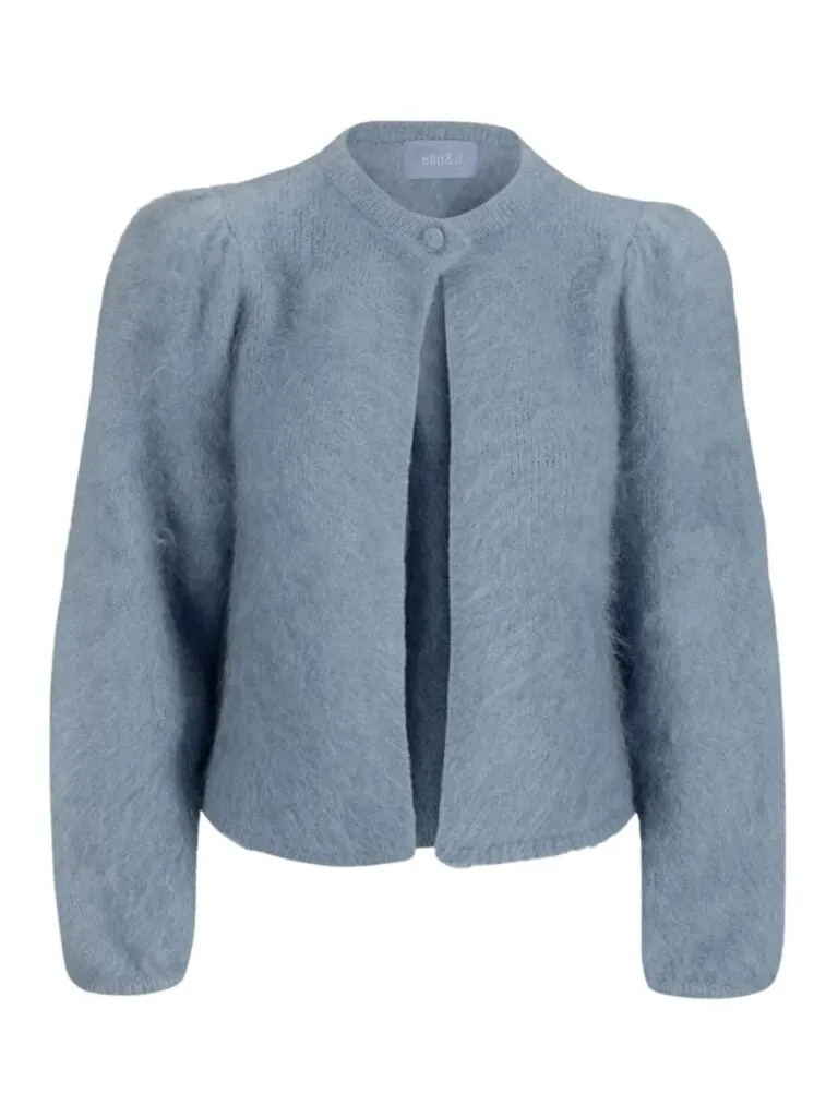 Amelia Chunky Cardigan - Denim Blue