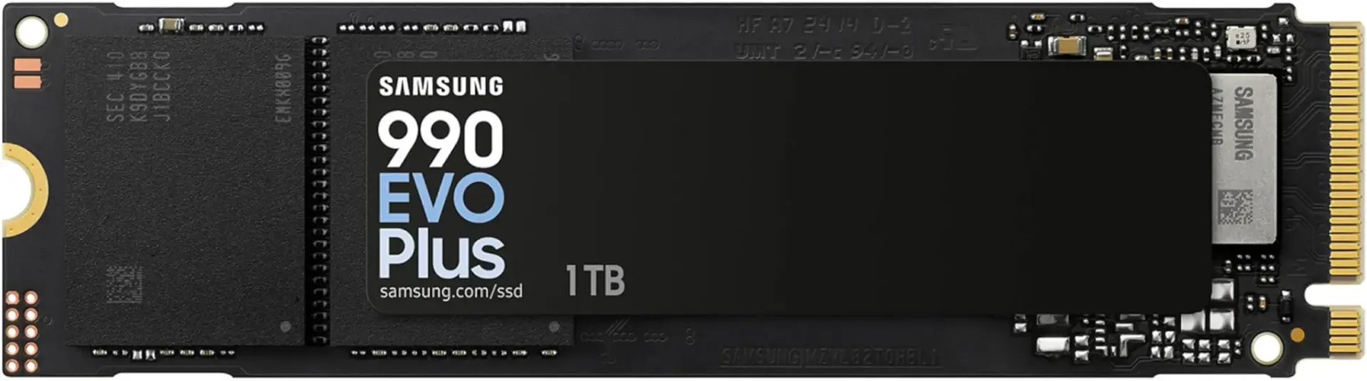 Samsung 990 EVO Plus SSD 1TB, PCIe Gen 4x4, Gen 5x2 M.2 2280, Speeds Up-to 7,150 MB/s, Upgrade Storage for PC/Laptops, HMB Technology and Intelligent Turbowrite 2.0, (MZ-V9S1T0B/AM)