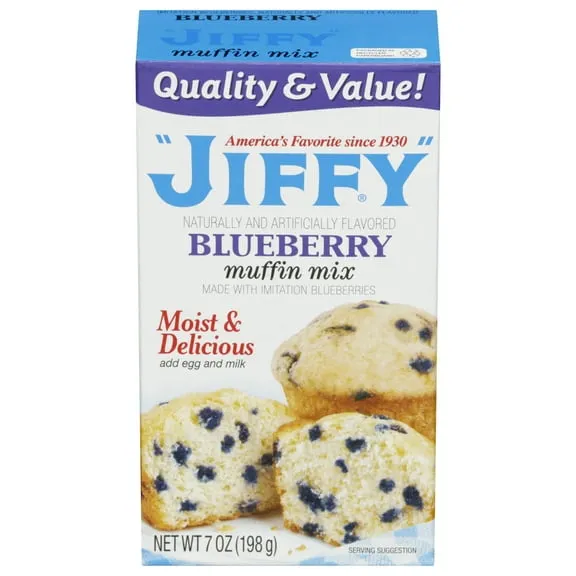 "JIFFY" Blueberry Muffin Mix, 7 oz Box