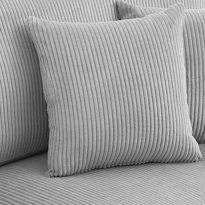 Sutton 18-in x 18-in Brown Square Indoor Decorative Pillow