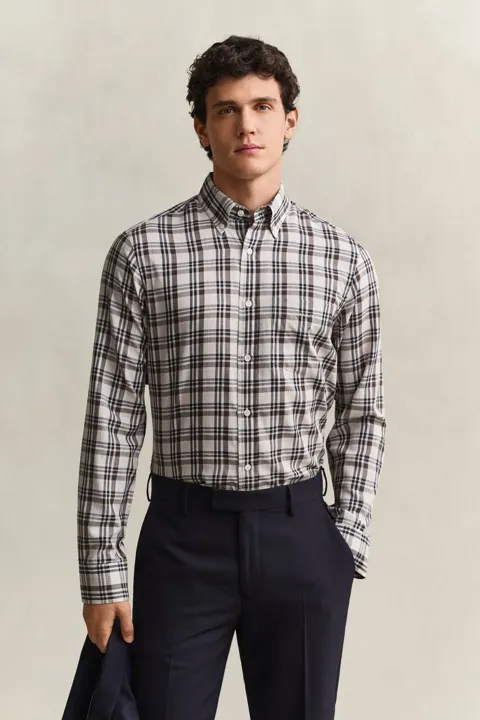 Checked Twill Shirt