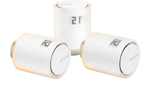Pack 3 válvulas termostáticas inteligentes NETATMO