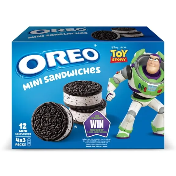 OREO Frozen Dairy Mini Dessert Sandwiches, 12 Count