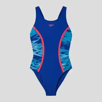 Speedo Girls Hyperboom Splice Muscleback Swimsuit