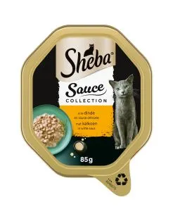 Sheba Sauce Collection - Kattenvoer - Kalkoen Saus 85 g